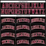 Custom Name Number Black Cream Pinstripe Maroon Basketball Jersey Personalized Authentic Team Gear Personalized Black Cream