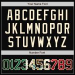 Personalized Vintage Mexican Flag Bomber Jacket Black Cream Pinstripe Full-Snap Varsity Letterman Personalized Black Cream