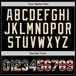 Custom Name and Number Vintage Black Cream Pinstripe USA Flag Baseball Jersey - Personalized Authentic Team Jersey Personalized