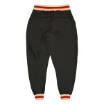 Personalized Sports Pants - Black with Cream-Red Accent, Custom Fit Activewear Personalized Black Cream-Red Sports Pants