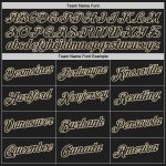 Custom Black Cream Basketball Jersey - Personalized Throwback Style Personalized Black Cream Throwback Basketball Jersey