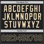 Custom Black Cream Basketball Jersey - Personalized Throwback Style Personalized Black Cream Throwback Basketball Jersey
