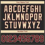Custom Name and Number Personalized Black Crimson-City Baseball Jersey - Authentic Team Apparel Personalized Black Crimson-City