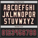 Custom Name and Number Personalized Black Crimson Baseball Jersey - Authentic Raglan Sleeves Team Gear Personalized Black