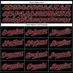 Custom Name and Number Personalized Black Crimson-City Cream Baseball Jersey - Authentic Sleeveless Team Gear Personalized