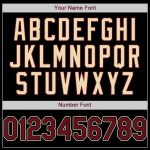 Personalized Black Crimson Baseball Jersey for Men and Women - Custom Cream Jersey 3 Personalized Black Crimson-City Cream