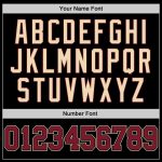 Custom Black Crimson Baseball Jersey for Men and Women - Personalized Sportswear Personalized Black Crimson-City Cream Baseball