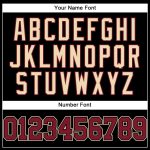 Personalized Black Crimson City Cream Baseball Jersey for Men and Women - Custom Team Apparel Personalized Black Crimson-City