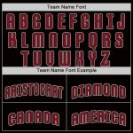 Personalized Black Crimson Baseball Jersey | Custom Cream Team Apparel Personalized Black Crimson-City Cream Baseball Jersey