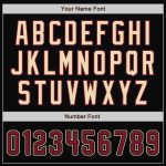 Custom Black Crimson Varsity Letterman Bomber Jacket with Personalized Name and Number - Full-Snap Two Tone Design Personalized