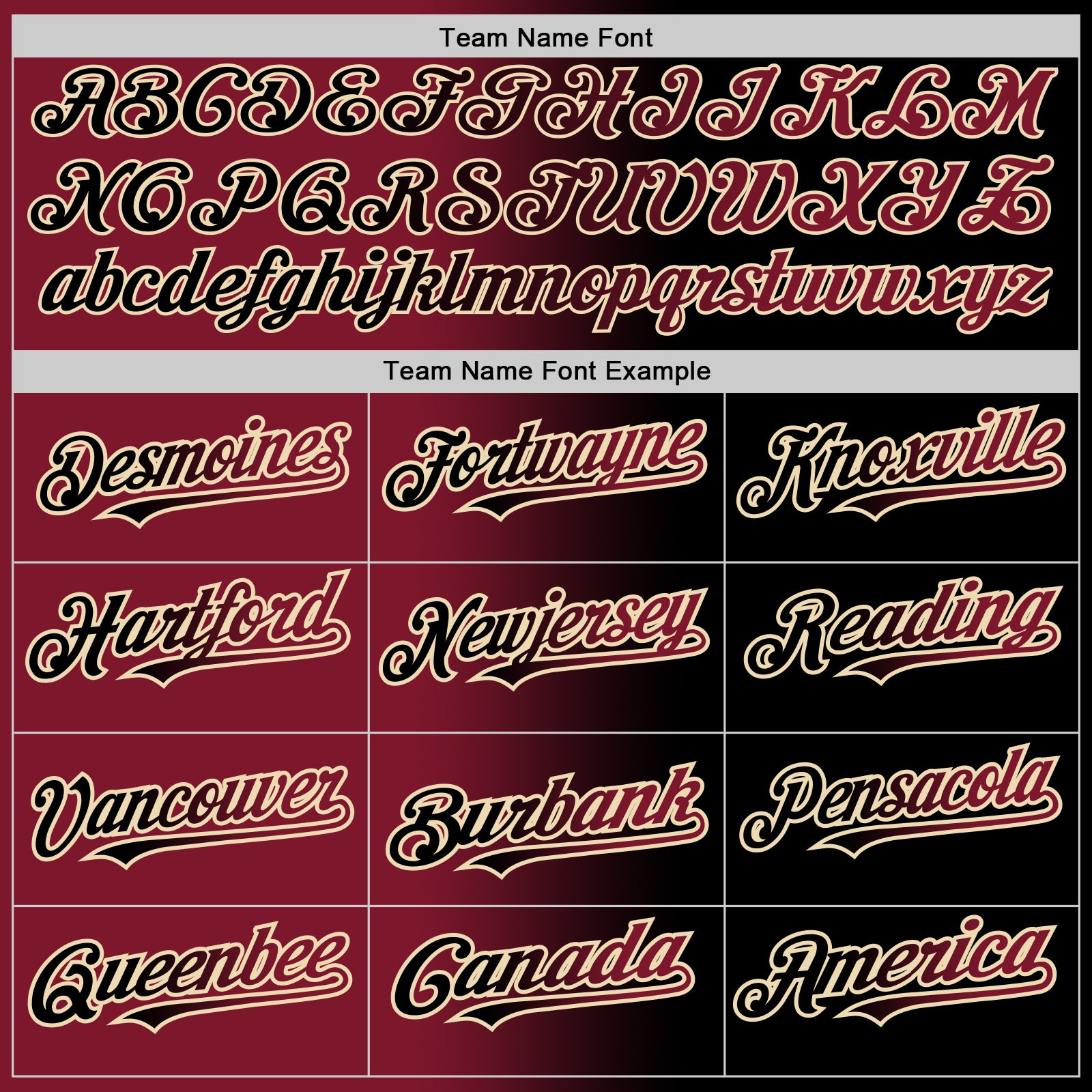 Personalized Black Crimson-City Cream Gradient Fashion Baseball Jersey Personalized Black and Crimson Gradient Fashion Baseball Jersey for Men Personalized Black Crimson-City Cream Gradient Fashion - Image 4
