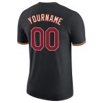 Personalized Crimson-City Black Cream Performance T-Shirt for Men and Women Personalized Black Crimson-City Cream Performance