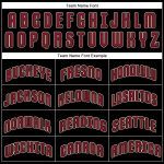 Personalized Black Crimson City Performance T-Shirt for Men and Women Personalized Black Crimson-City Cream Performance T-Shirt