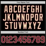 Custom Two Tone Bomber Hoodie Jacket with Name & Number - Personalized Black Crimson Varsity Full-Snap Cream-City Style Personalized