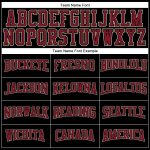Personalized Performance T-Shirt - Black Crimson-Cream Long Sleeve Design Personalized Black Crimson-Cream Long Sleeve Performance
