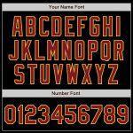 Personalized Baseball Jersey - Authentic Black Crimson and Gold Design Personalized Black Crimson-Gold Authentic Baseball