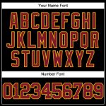 Personalized Black Crimson Gold Baseball Jersey - Classic Throwback Mesh Style Personalized Black Crimson-Gold Mesh Throwback