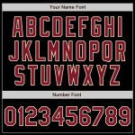Personalized Black Crimson Gray Split Fashion Baseball Jersey for Men Personalized Black Crimson-Gray Split Fashion Baseball