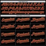 Custom Team Name Number Two Tone Hoodie Jacket - Black Crimson Old Gold Bomber Full-Snap Varsity Letterman Personalized Black