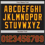 Custom Name Number Black Crimson Pinstripe Softball Jersey Unisex Two-Button Gold Design Personalized Black Crimson Pinstripe