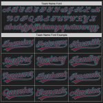 Custom Black Crimson-Teal Baseball Jersey for Personalized Team Spirit Personalized Black Crimson-Teal Baseball Jersey