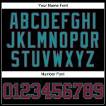 Custom Black Crimson Teal Mesh Baseball Jersey - Personalized Throwback Design Personalized Black Crimson-Teal Mesh Throwback