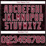 Custom 3D Spider Web Baseball Jersey - Personalized Black and Crimson-White Design Personalized Black Crimson-White 3D Spider