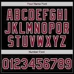 Custom Name and Number Personalized Black Crimson-White Baseball Jersey Authentic Team Sports Apparel Personalized Black