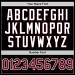 Custom Two-Tone Bomber Hoodie Jacket with Personalized Name and Number - Black Crimson-White Varsity Letterman Personalized