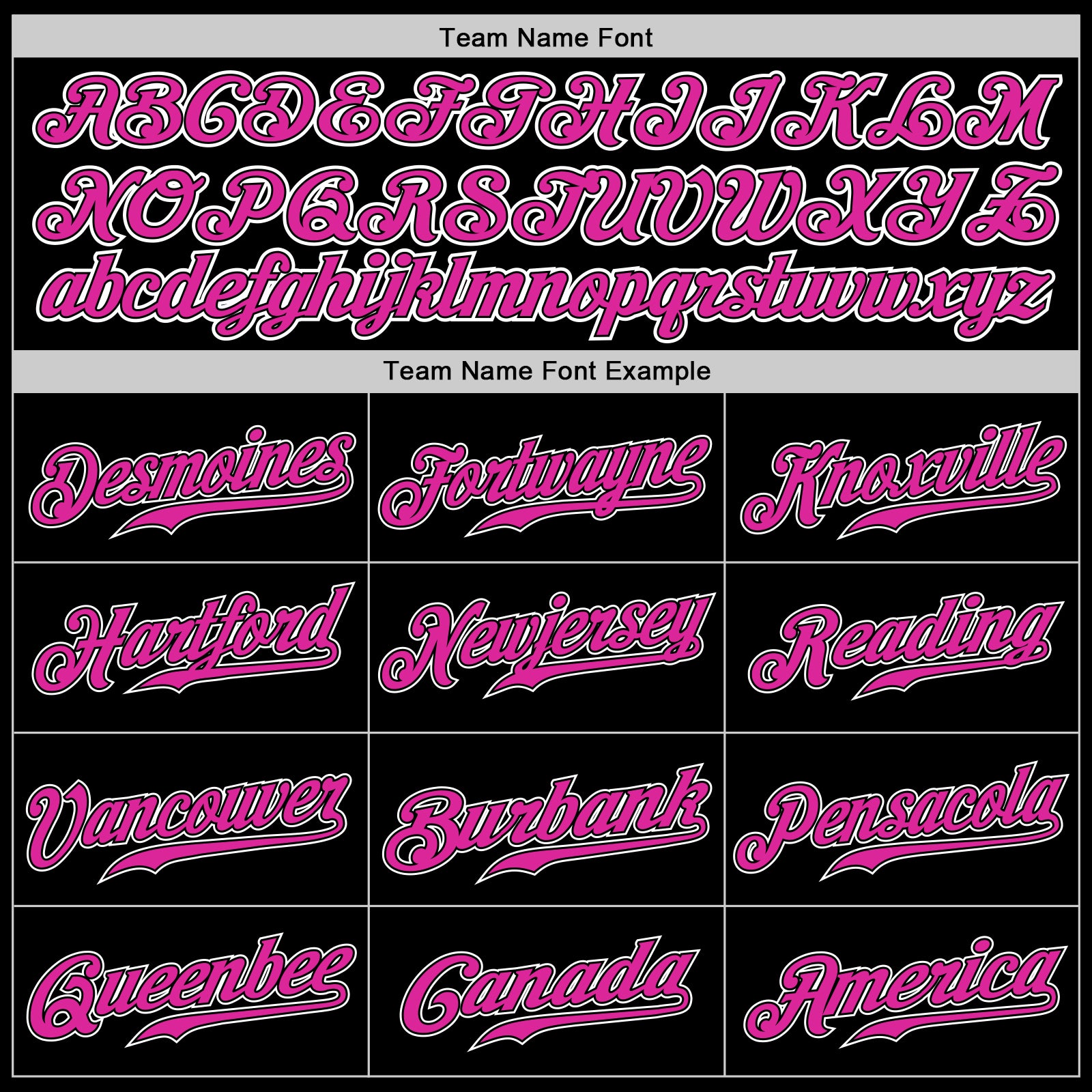 Personalized Black Deep Pink-White Authentic Baseball Jersey Team Custom Name and Number Personalized Team Jersey with Custom Name and Number, Black Deep Pink-White Authentic Baseball Jersey Personalized Black - Image 4