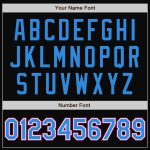 Personalized Varsity Letterman Two Tone Bomber Jacket Black Electric Blue-Pink Full-Snap Personalized Black Electric Blue-Pink