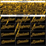 Personalized 3D Black Gold Sharp Shape Performance T-Shirt for Men and Women Personalized Black Gold 3D Abstract Sharp Shape