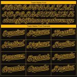 Custom Boston City Edition Baseball Jersey - Personalized Black Gold 3D Fade Fashion with Name and Number Personalized Black