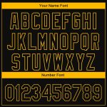 Personalized Black Gold 3D Boston Fade Fashion Baseball Jersey - Custom City Edition Jersey Personalized Black Gold 3D Boston