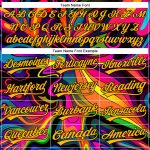 Custom Name and Number Personalized Black Gold Abstract 3D Pattern Baseball Jersey Personalized Black Gold 3D Pattern Design
