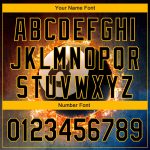 Custom Name Number Billiards 8 Ball Polo Shirt, Personalized Black Gold 3D Flame Pattern, Team Performance Wear Personalized
