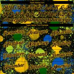 Black Gold 3D Pattern Holi Festival T-Shirt - Personalized Color Powder Performance Tee Personalized Black Gold 3D Pattern