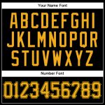 Custom Name Number Baseball Jersey Personalized Black Gold Authentic Team Jersey Personalized Black Gold Authentic Baseball