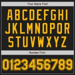 Personalized Black Gold Baseball Jersey for Men and Women - Custom Team Apparel Personalized Black Gold Baseball Jersey 3