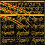 Personalized Black Gold 3D Bomber Jacket for Black History Month - Full-Snap Varsity Letterman Style Personalized Black Gold