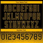Personalized Black Gold Fade Basketball Jersey - Fashion City Edition Personalized Black Gold Fade Fashion City Edition Basketball