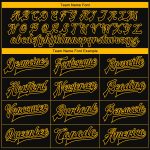Personalized Black Gold Camo Sleeves 3D Bomber Varsity Jacket Full-Snap Letterman Personalized Black Gold Fish Camo Sleeves