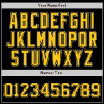 Custom Name and Number Personalized Black Gold-Gray Baseball Jersey Authentic Team Apparel Personalized Black Gold-Gray Authentic
