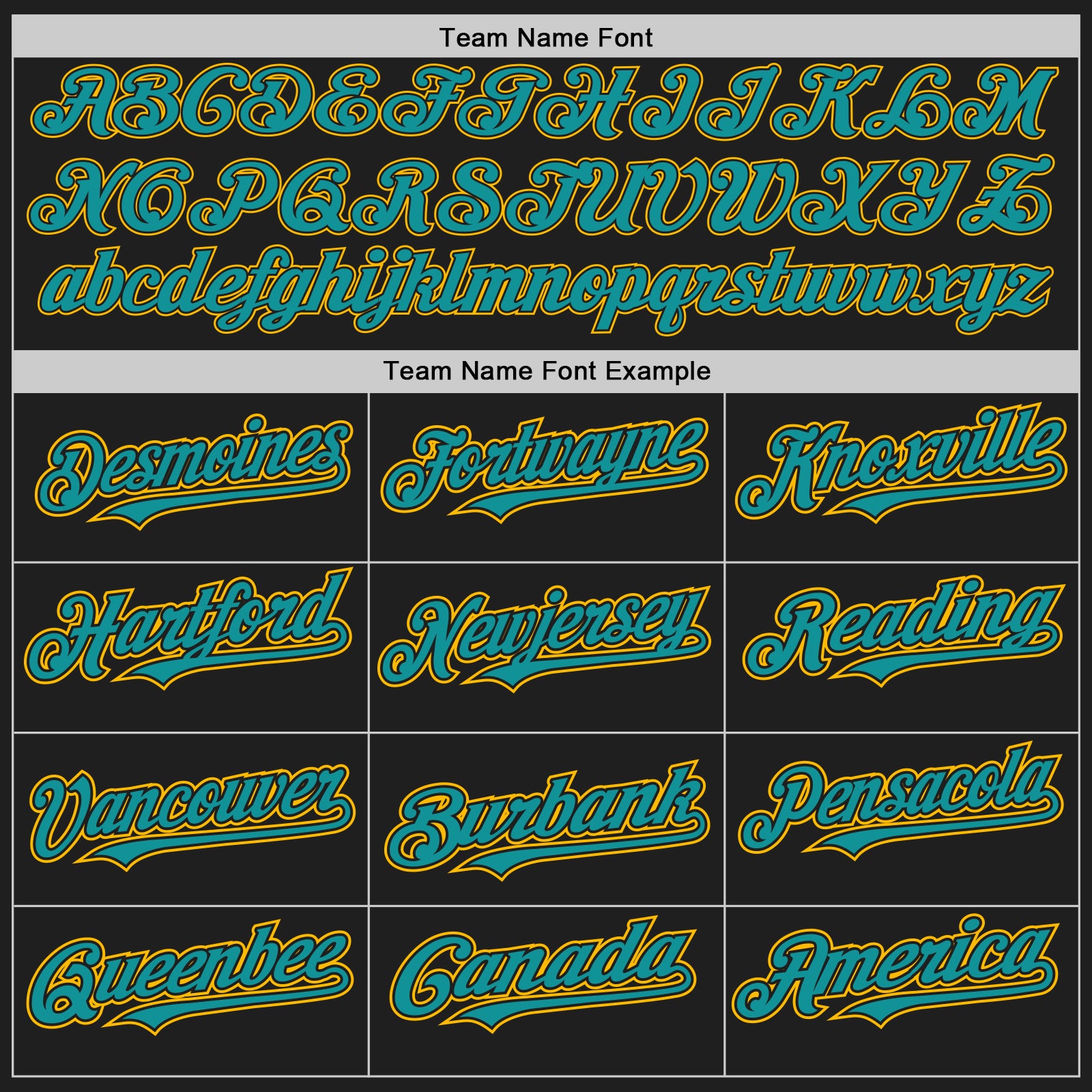 Personalized Black Gold Pinstripe Teal Two-Button Unisex Softball Jersey Team Custom Name and Number Custom Name and Number Black Gold Pinstripe Teal Unisex Softball Jersey - Personalized Two-Button Design Personalized Black - Image 4