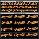 Personalized Black Gold Pinstripe Sleeveless Baseball Jersey for Men and Women Personalized Black Gold Pinstripe White Sleeveless