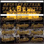 Personalized Pittsburgh Pennsylvania Black Gold 3D Varsity Letterman Jacket with Custom Name and Number - Full-Snap Bomber