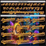 Personalized Music Festival Vintage Speaker Baseball Jersey - Black Gold-Purple 3D Sound System Personalized Black Gold-Purple