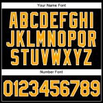 Custom Black Gold-Red Baseball Jersey with Personalized Name and Number - Authentic Team Apparel Personalized Black Gold-Red