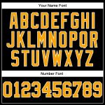 Personalized Black and Gold Red Basketball Jersey - Authentic Throwback Style Personalized Black Gold-Red Authentic Throwback