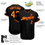 Personalized Black Red Baseball Jersey - Customizable Team Gear 3 Personalized Black Gold-Red Baseball Jersey 3